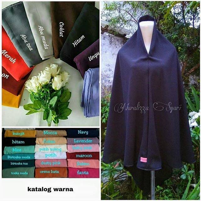 KHIMAR SQUARE INSTAN || Khimar segiempat instan || Khimar segiempat || Khimar instan