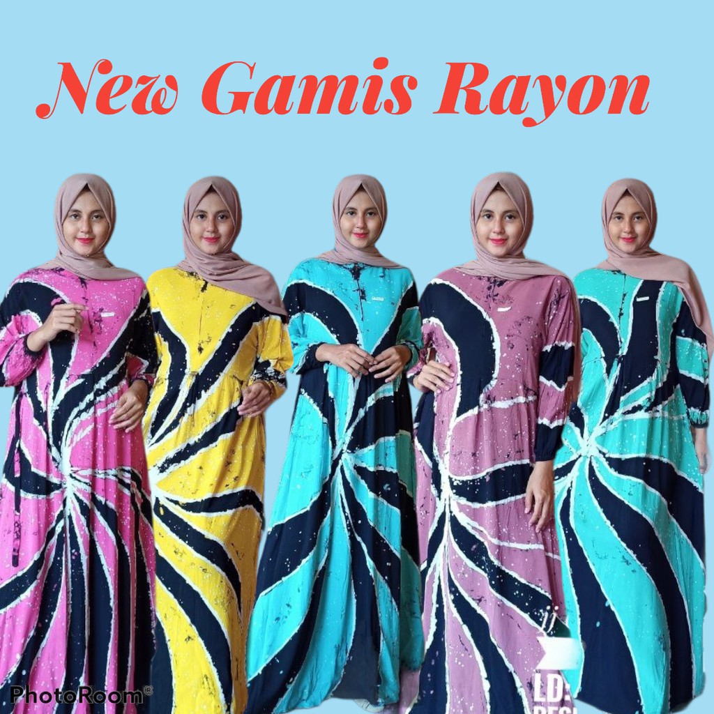 GAMIS RAYON ORY PREMIUM//GAMIS GROSIR MURAH PEKALONGAN//BISA BAYAR DITEMPAT
