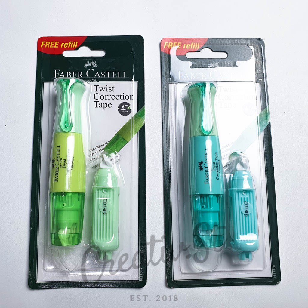 

FABER CASTELL Twist Correction Tape Tip Ex Tip-Ex Kertas