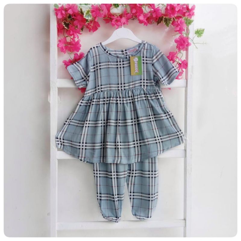 9 bulan -4 Tahun Set Selomita Beuzee Setelan Rayon Anak