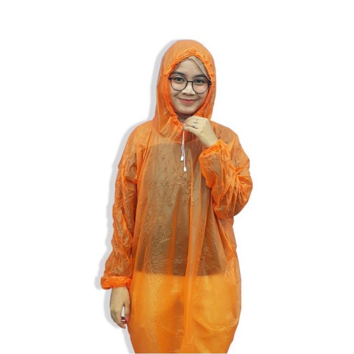 Jas Hujan Ponco Lengan Idola Raincoat Mantel Hujan Poncho Karet Idola 655