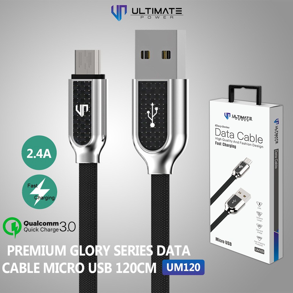 Data Cable Lightning 120CM Ultimate Power Premium Glory Series Kabel UL120