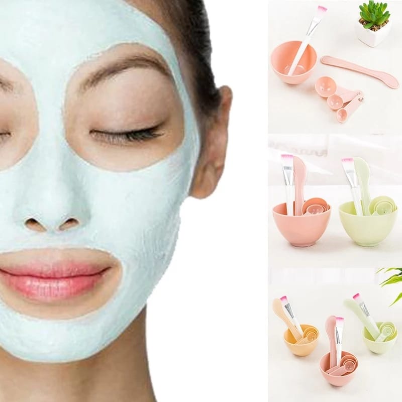 Mangkok Masker Set / Mask Bowl / Mangkok Masker DIY 4 IN 1 / Alat Masker