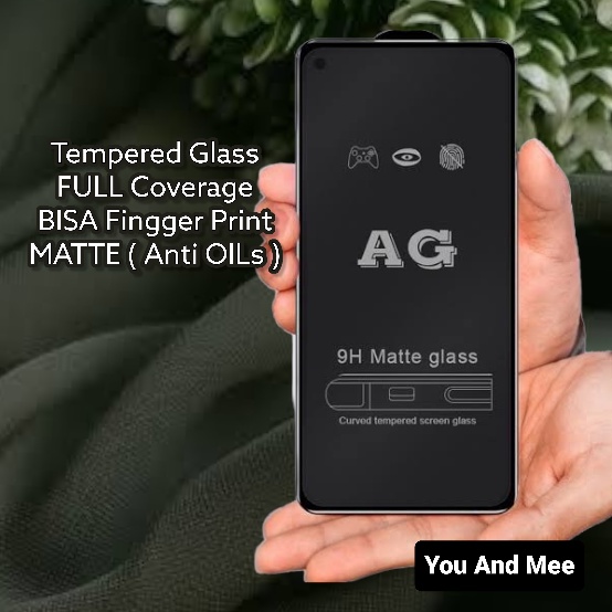 Xiaomi 121 12T 12Pro 12Lite 11T 11T PRO/Mi 10T/Mi10T PRO/MiA2/6X/Mi5X/MiA1/Mi9/9 PRO/Mi9T/K20-PRO/K30 Tempered Glass Black AG Anti Glare /Tempred KACA Anti Minyak=OIL-OILS-Matte Doff/Hitam Mate Ngedoff/Temperd Tidak BerCAP JARI Tangan/A1 5X A2 5G Lite T