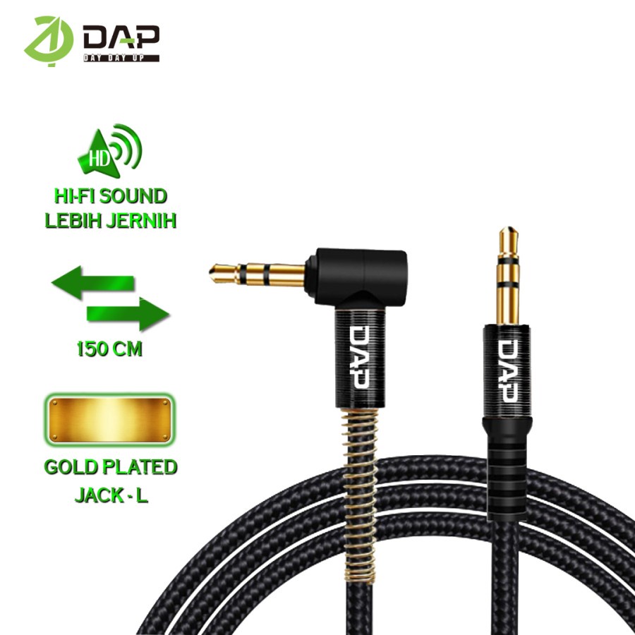 Kabel AUX DAP D-AU03 Kabel Audio Aux 3.5mm Kabel Jack Audio 150CM