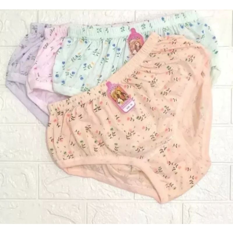 CD wanita isi 6pcs,CD dewasa/motif bunga