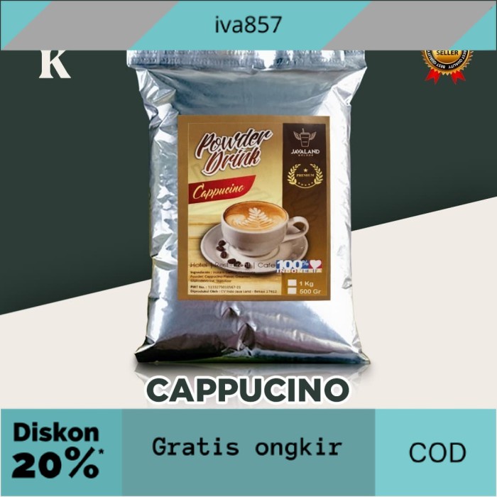 

PROMO Bubuk Minuman Premium Cappuccino Javaland Grande 1kg GRATIS ONGKIR