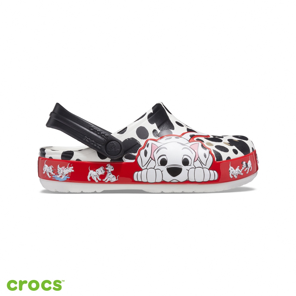 Crocs Kid's FL 101 Dalmatians Clog - White 207193-100