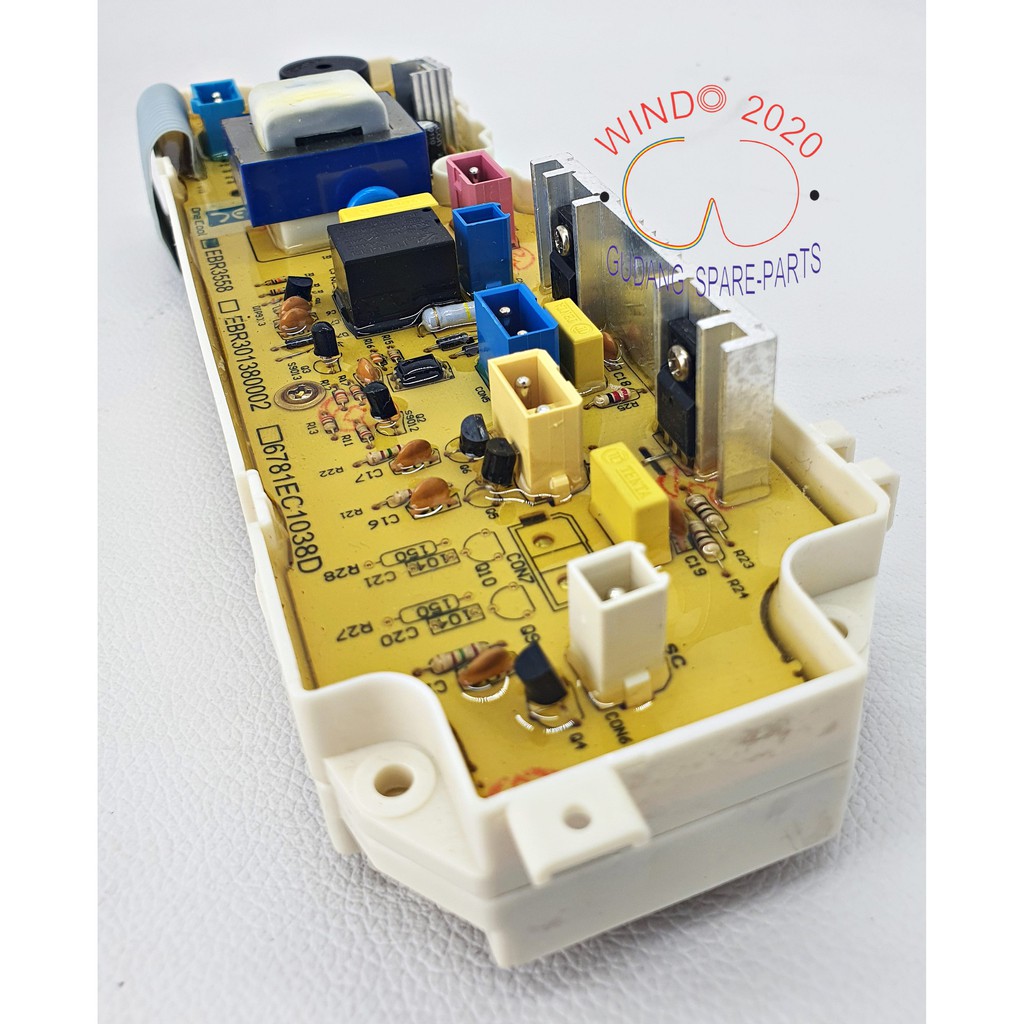 MODUL PCB MESIN CUCI LG FUZZY LOGIC WF H700PC WF L700TC WF H777TC soket 6 KODE EBR3558