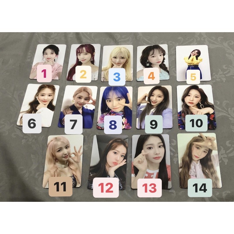 IZONE PHOTOCARD BLOOM IZ HEART IZ COLOR IZ