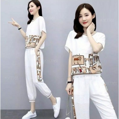 

CELANA SETELAN PUTIH FASHION WANITA