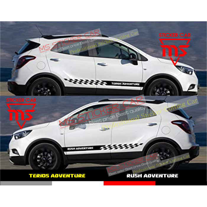 promo sticker stiker mobil terios rush adventure flag free rakel - TERIOS ADVENTUR Elegan
