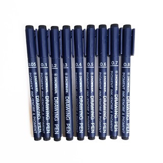 

Drawing Pen Snowman Pigment Ink 0.1 mm - 0.8 mm