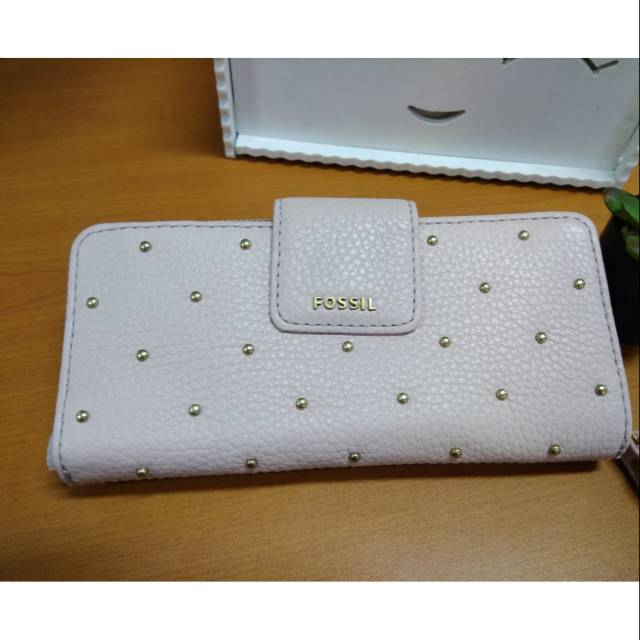Fossil Madison Zip Clutch - Dompet fossil madison dengan zip tempat kartu banyak