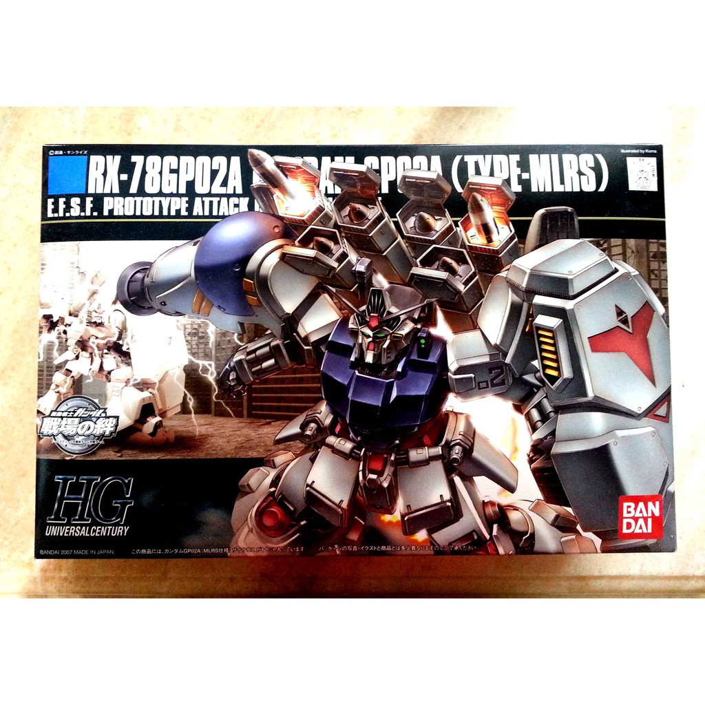GUNDAM GPO2A (TYPE-MLRS) 1 / 144 RX-78GPO2A - Mainan anak - Bandai - Gunpla