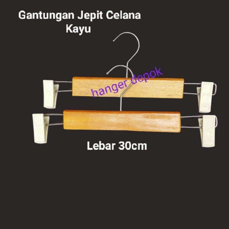 Gantungan Jepit hanger kayu