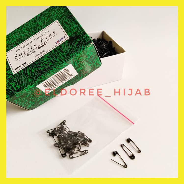 PENITI MINI KECIL NEWEY PREMIUM ORIGINAL WARNA HITAM - KEMAS PLASTIK