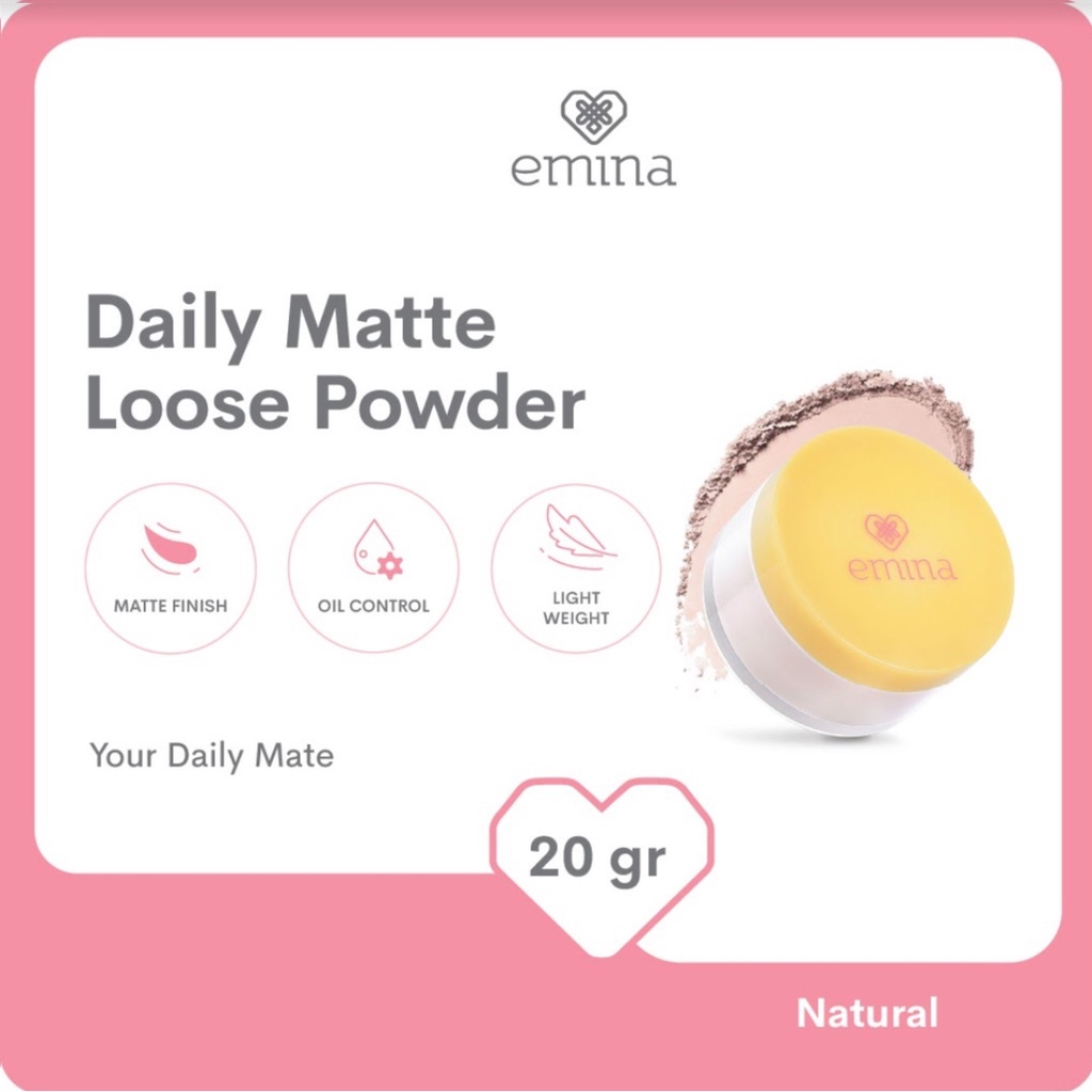 ⭐️ Beauty Expert ⭐️ Emina Daily Matte Loose Powder | Bedak Tabur