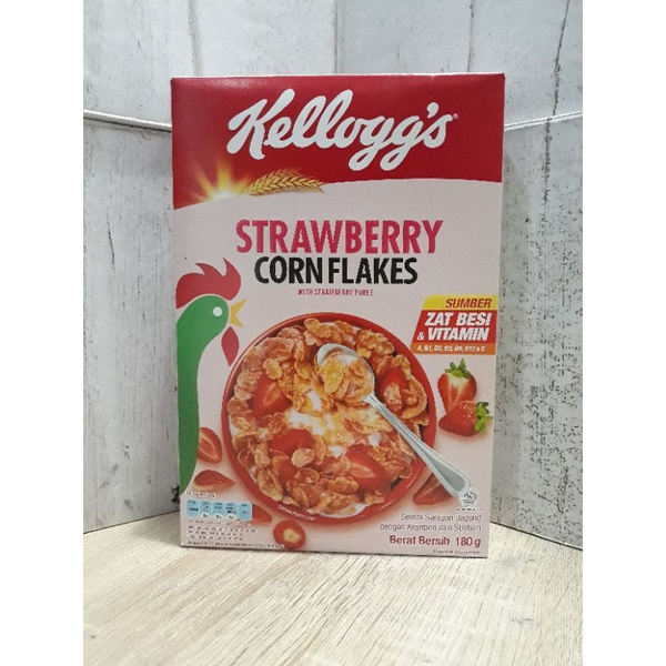 Kelloggs Strawberry Corn Flakes 180gr