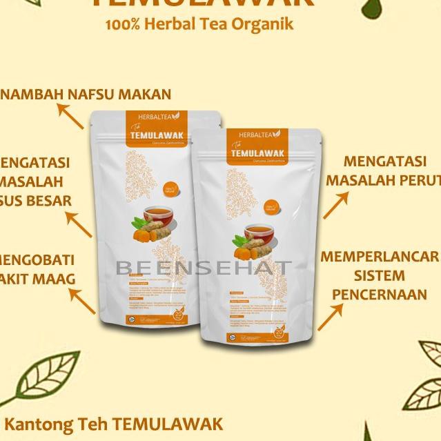 

star✔️!!! TEH TEMULAWAK PENAMBAH NAFSU MAKAN TEH HERBAL OBATI SAKIT MAAG JAMU TRADISIONAL PERLANCAR