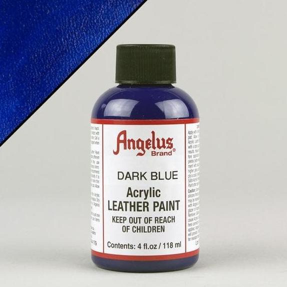 

.........] Angelus Acrylic Leather Paint DARK BLUE 4oz/120ml