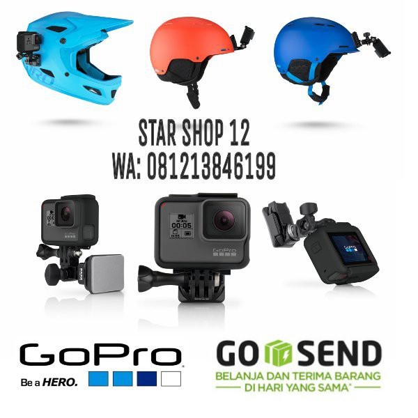 Termurah              GOPRO HELMET FRONT & side mount