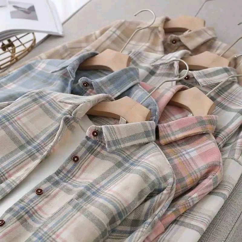 atasan wanita kemeja flanel wanita flannel wanita kemeja kotak kotak wanita flanel