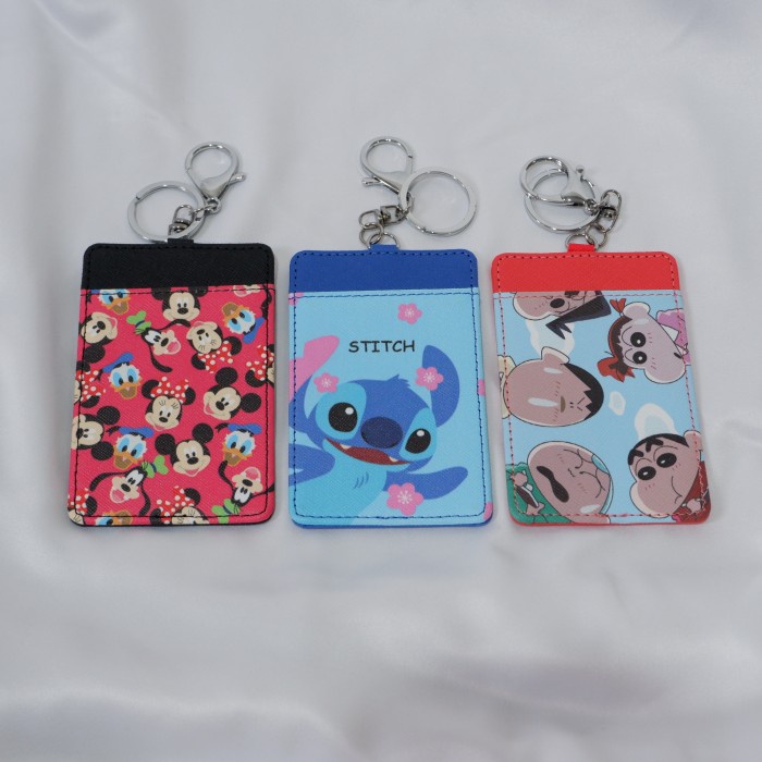 

Gilaa!!! Id Card Case Tempat Id Card Card Holder Disney Mickey Minnie Daisy Don Trendi