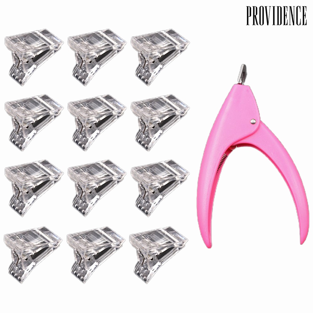 Providence Nail Tips Clip Reusable Fix Fake Nails ABS Quick Building Extension Clamp for Beauty