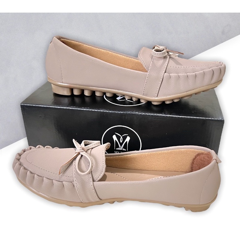 Mym2m Byone Sepatu Flat Wanita Balet Flatshoes Sol karet