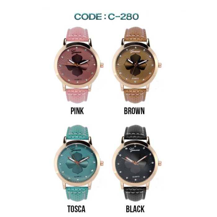 NEW Jam Tangan Wanita Mewah Analog Fashionable C-280