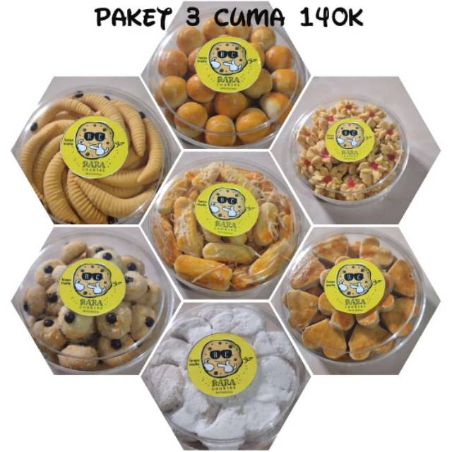 

Paket kue kering 3