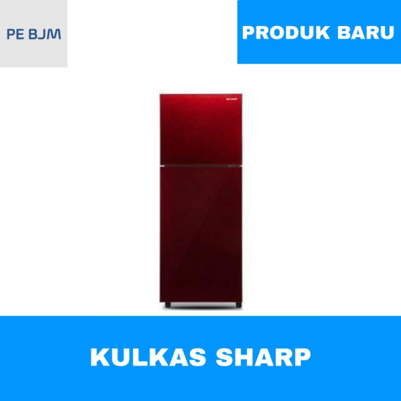 KULKAS 2 PINTU SHARP - SJ-246XG-MR/MS - GARANSI RESMI - KIRIM INVOICE