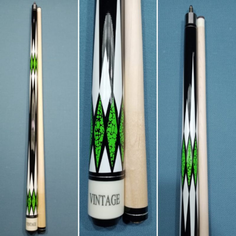 Stik billiard vintage cue wrapless pesanan khusus