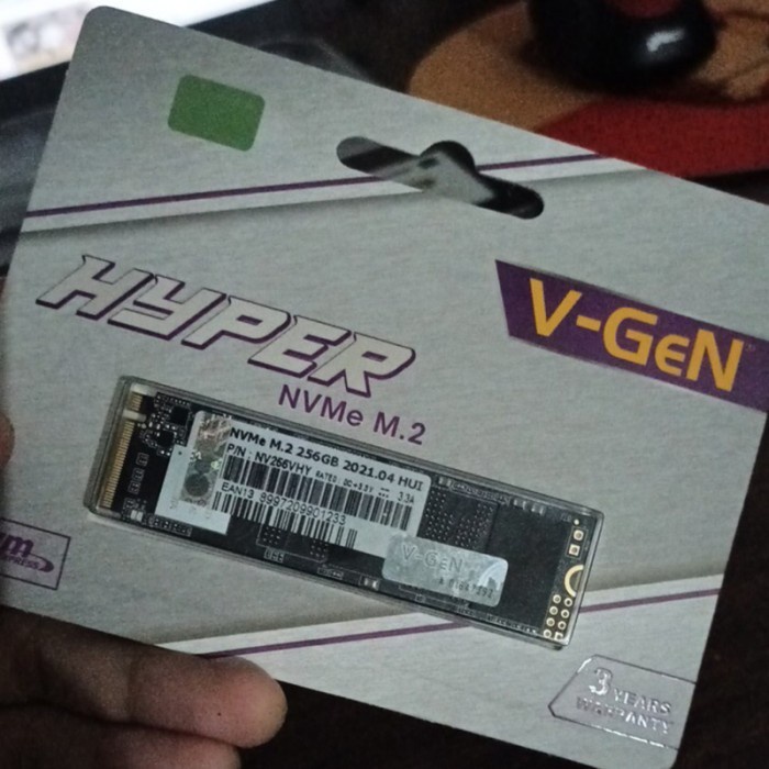 VGEN NVME 128GB 256GB 512GB HYPER  V-GEN SSD PCIE GEN 3 GARANSI 3TH