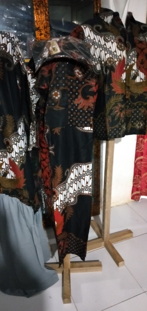 Batik Couple Keluarga Sania Ruffle Ori Ndoro Jowi Dnt Maisya