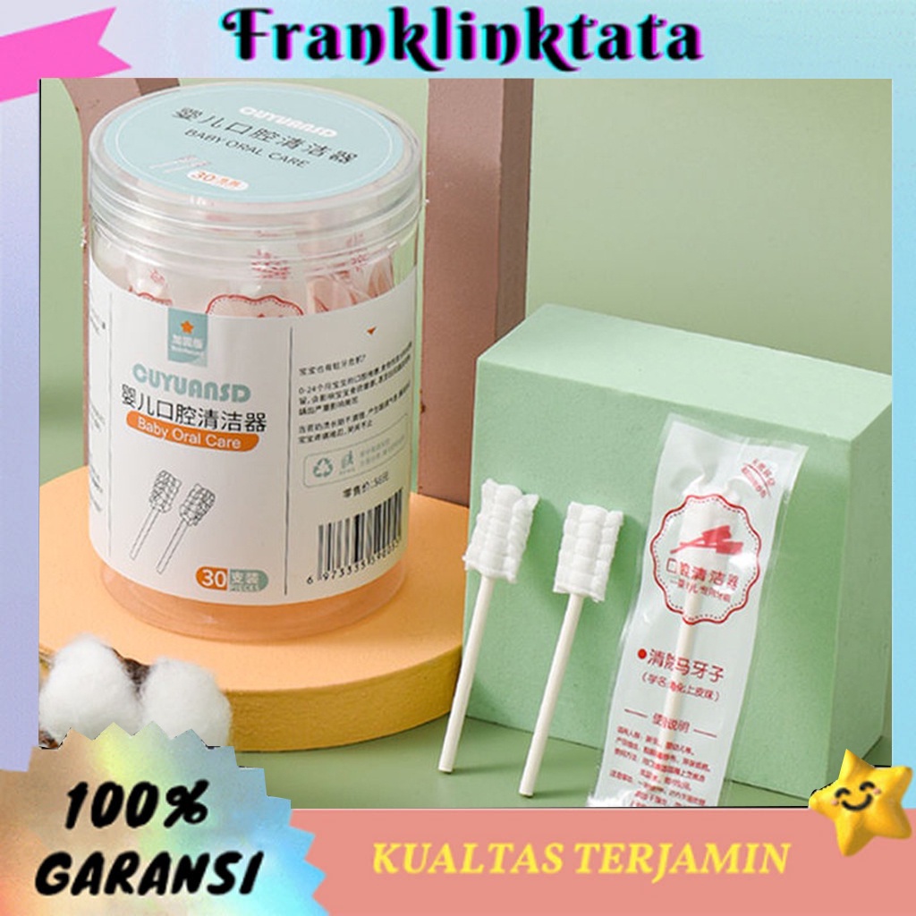 Pembersih Mulut Bayi /Pembersih Lidah Bayi Pembersih Mulut Bayi  / Baby Oral Cleaner Kapas Batang Sikat Gigi Sikat Bayi Lidah Untuk Bayi 0-3 Tahun