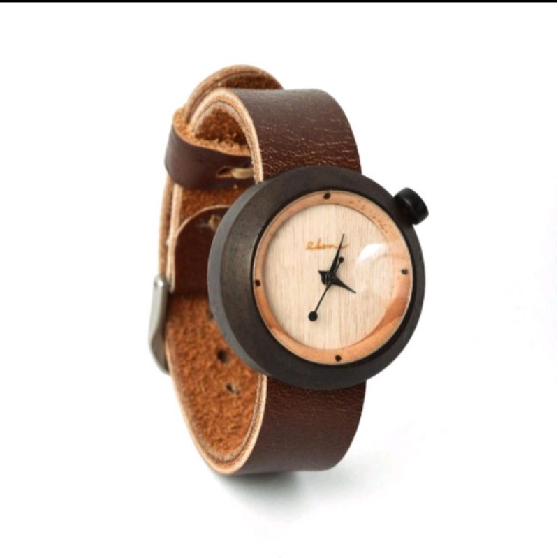 Jam Tangan Kayu original Eboni/jam tangan wanita/wooden