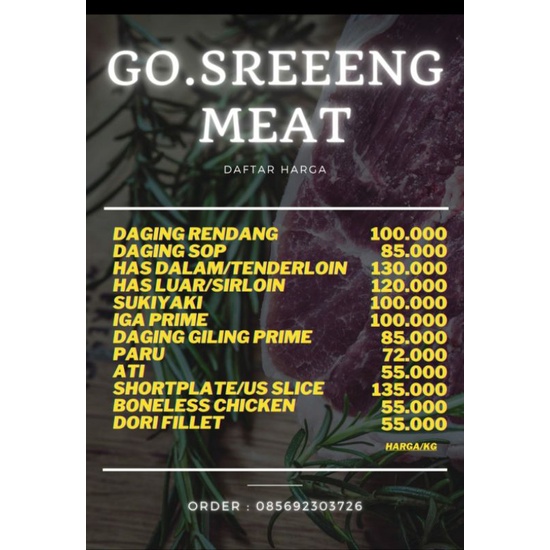 

DAGING SEGAR IMPORT HALAL MURAH HARGA TERJANGKAU