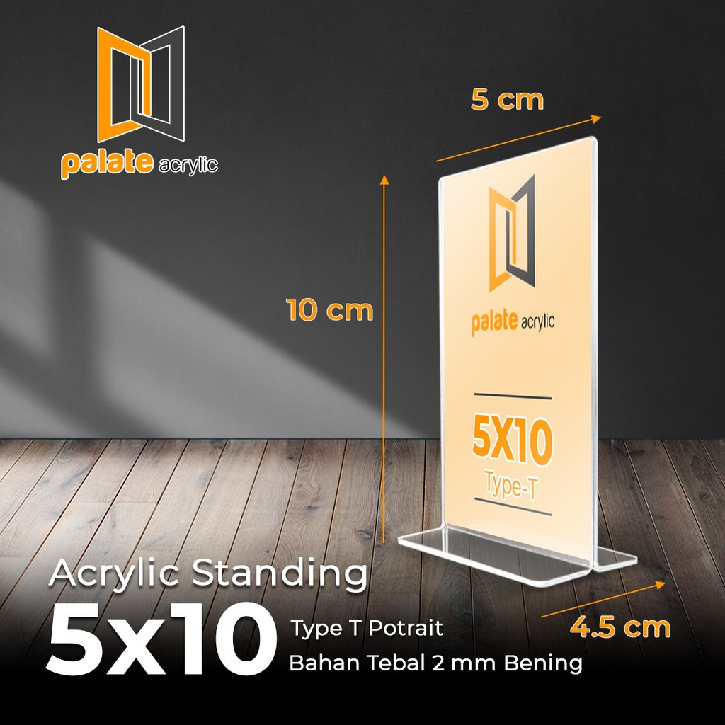 

AKRILIK NOMOR MEJA 5X10 T / ACRYLIC TENT CARD / ACRYLIC TENT HOLDER