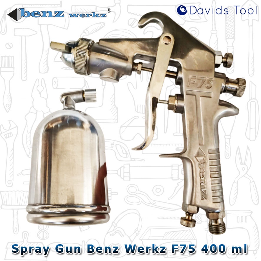 Spray Gun Semprotan Cat F75G Benz 400 ml