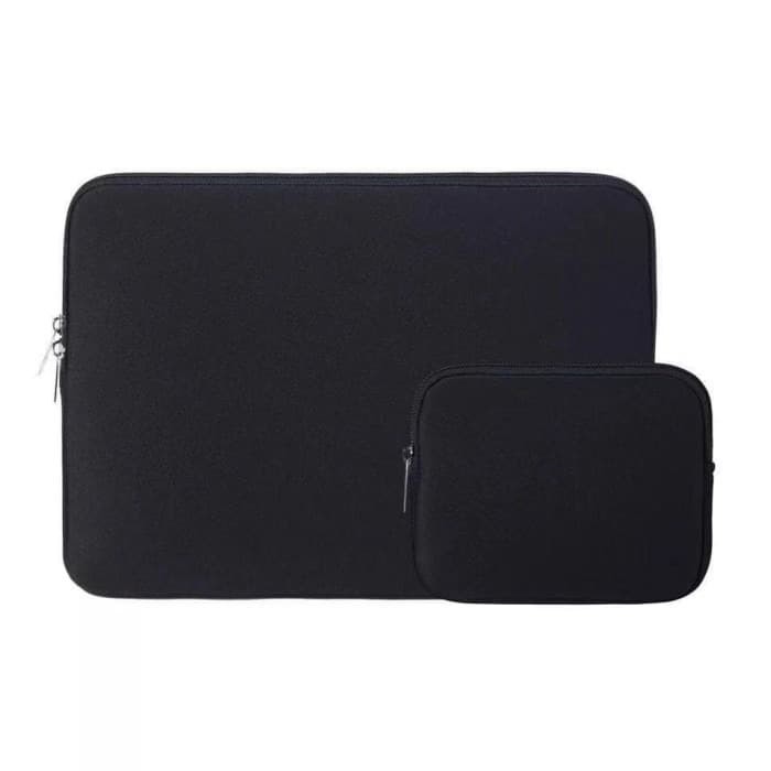 Tas Laptop / Softcase Laptop 11 12 13 inch m1/m2 Sleeve Neoprene with pouch Black