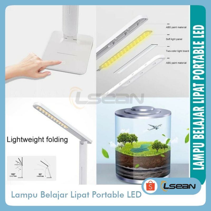 Lampu Belajar lipat |DeskripsiLampu Belajar 3 Warna