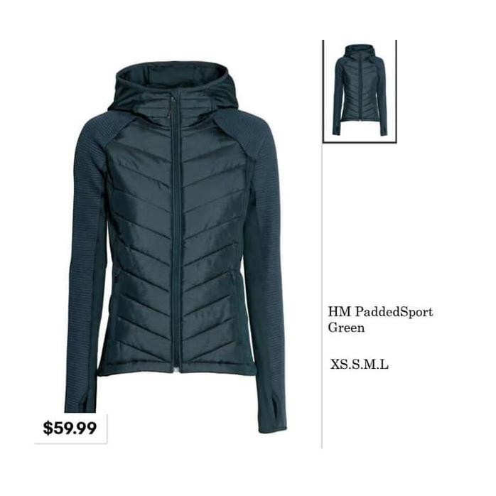 Hnm Padded Sport Jacket - Jaket Branded Murah 5 Warna Best Quality