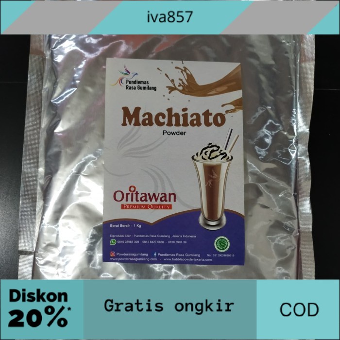 

PROMO Machiato Powder GRATIS ONGKIR