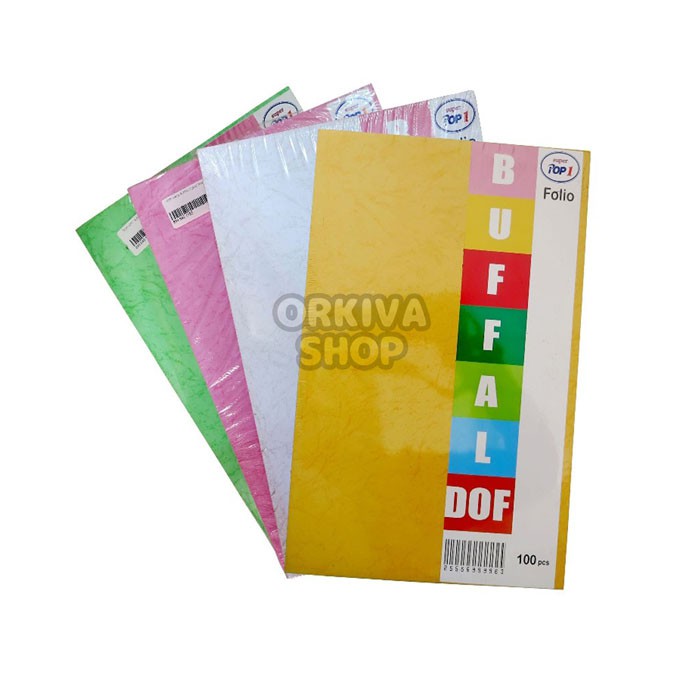 

KERTAS BUFFALO Urat Folio Super Pop 1 (isi 5 lembar)
