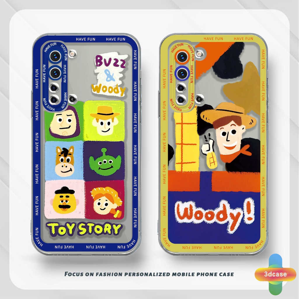 Casing Soft Case Realme C11 2021 C21Y C31 C35 C15 C21 C25 C20 C3 C12 C2 C25S 5S 5 5S 5i C17 7i C1 C25Y C2 C3i 6i C20A realme Narzo 20 10 10A 20A 30A A7 A5S A15 A16 Y12 Y20 Y15S A03 Transparent Toy Story Angel Eyes Protector Cover