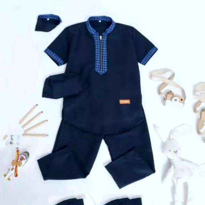 Setelan Baju Koko Turki Anak / Baju Koko Kurta Anak Terbaru 1 - 8 Tahun