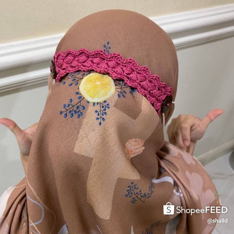 Connector Masker Rajut Zigzag || Tali Masker Rajut || Konektor