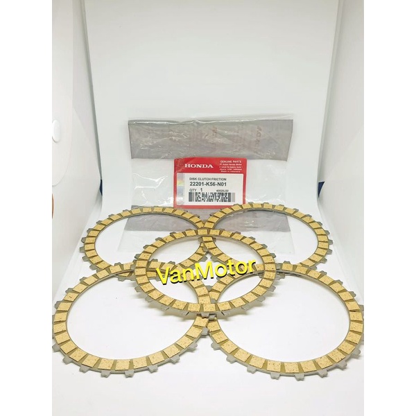 KAMPAS PLAT KOPLING CB150R LED CBR 150 R LED SONIC 150 NEW GTR 150 HONDA K56 1set 5pc